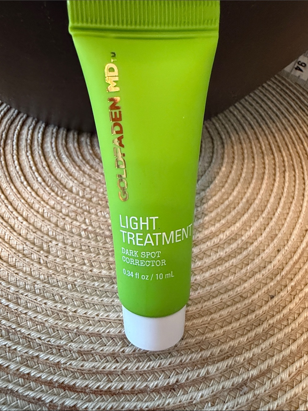 GOLDFADEN MD® Light Treatment Dark Spot Corrector New in Green Tube .34 Oz.